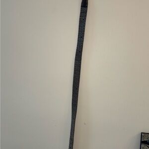 Black and Metal Studded Belt 38”